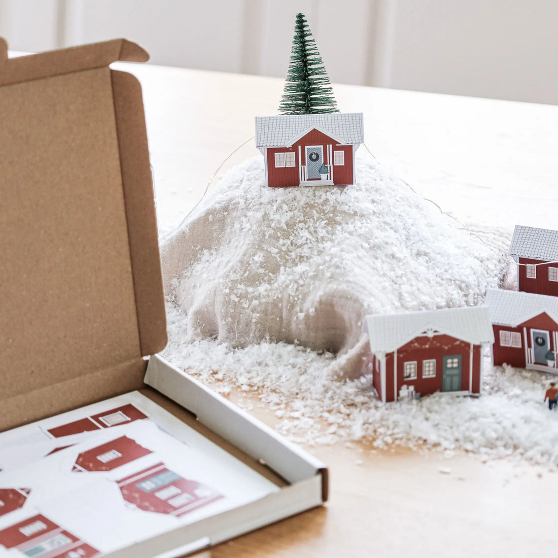 Verblühmeinnicht Adventskalender "Schwedisches Adventsdorf"