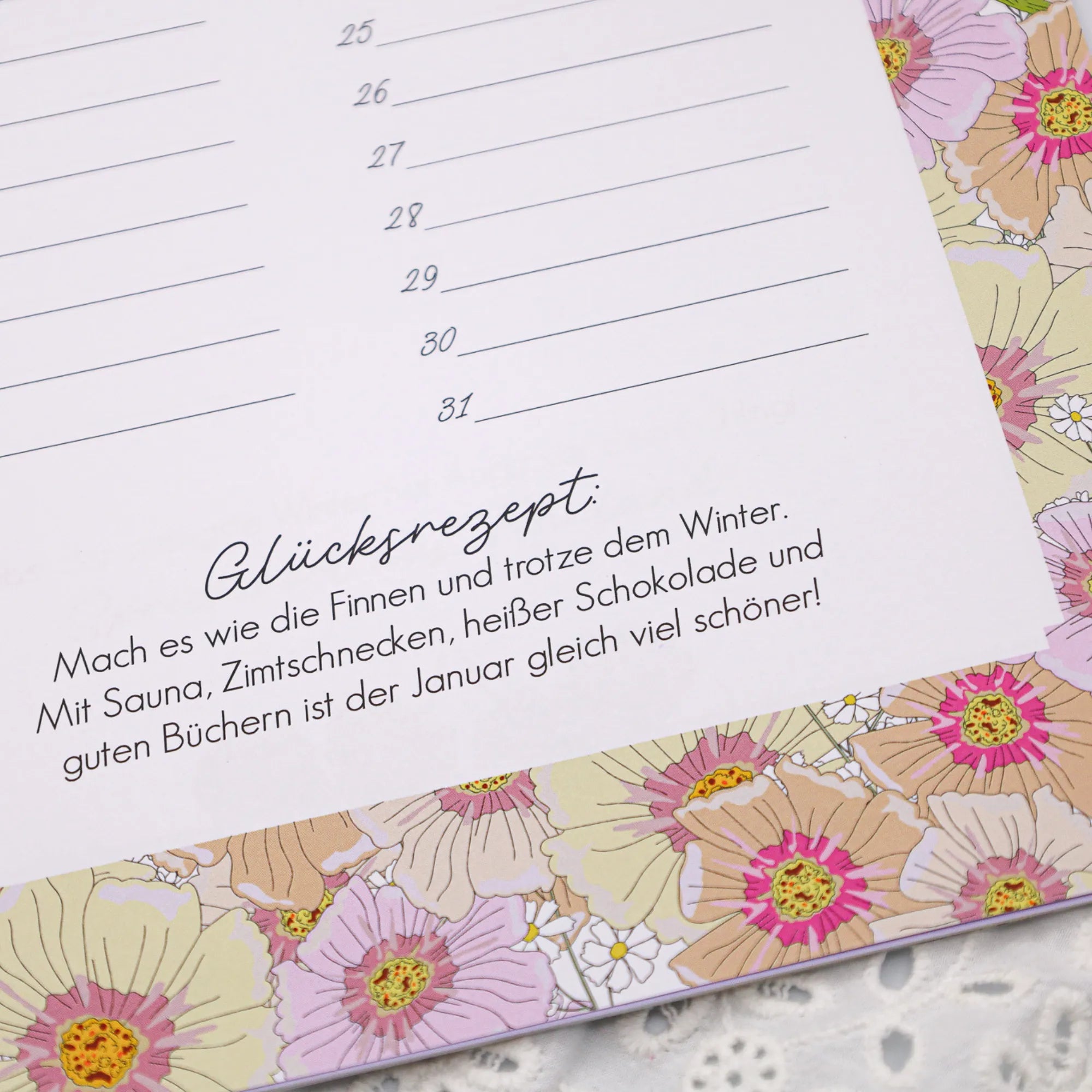 Verblühmeinnicht undatierter Jahreskalender "Skandinavisch durchs Jahr"