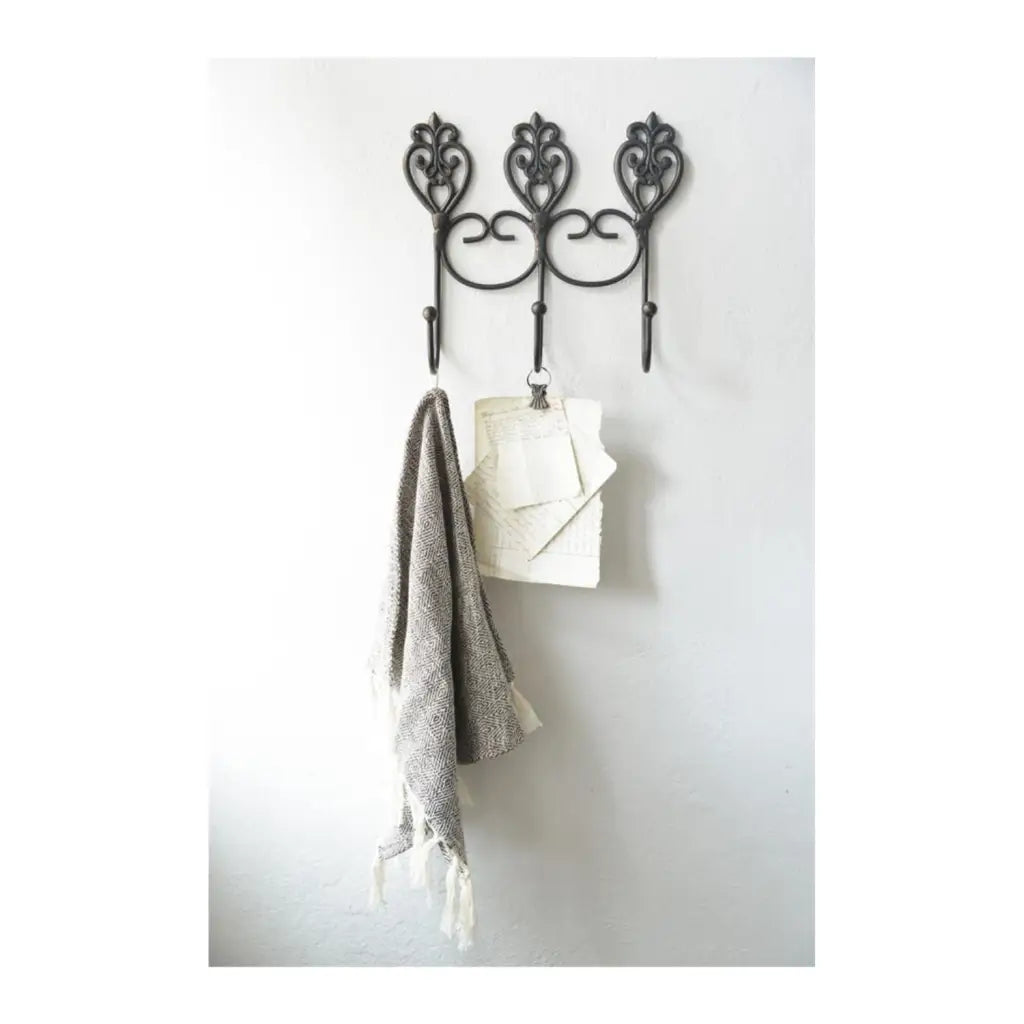 Jeanne d`Arc Living Garderobe Wandhaken schwarz -