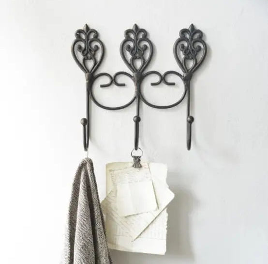 Jeanne d`Arc Living Garderobe Wandhaken schwarz -