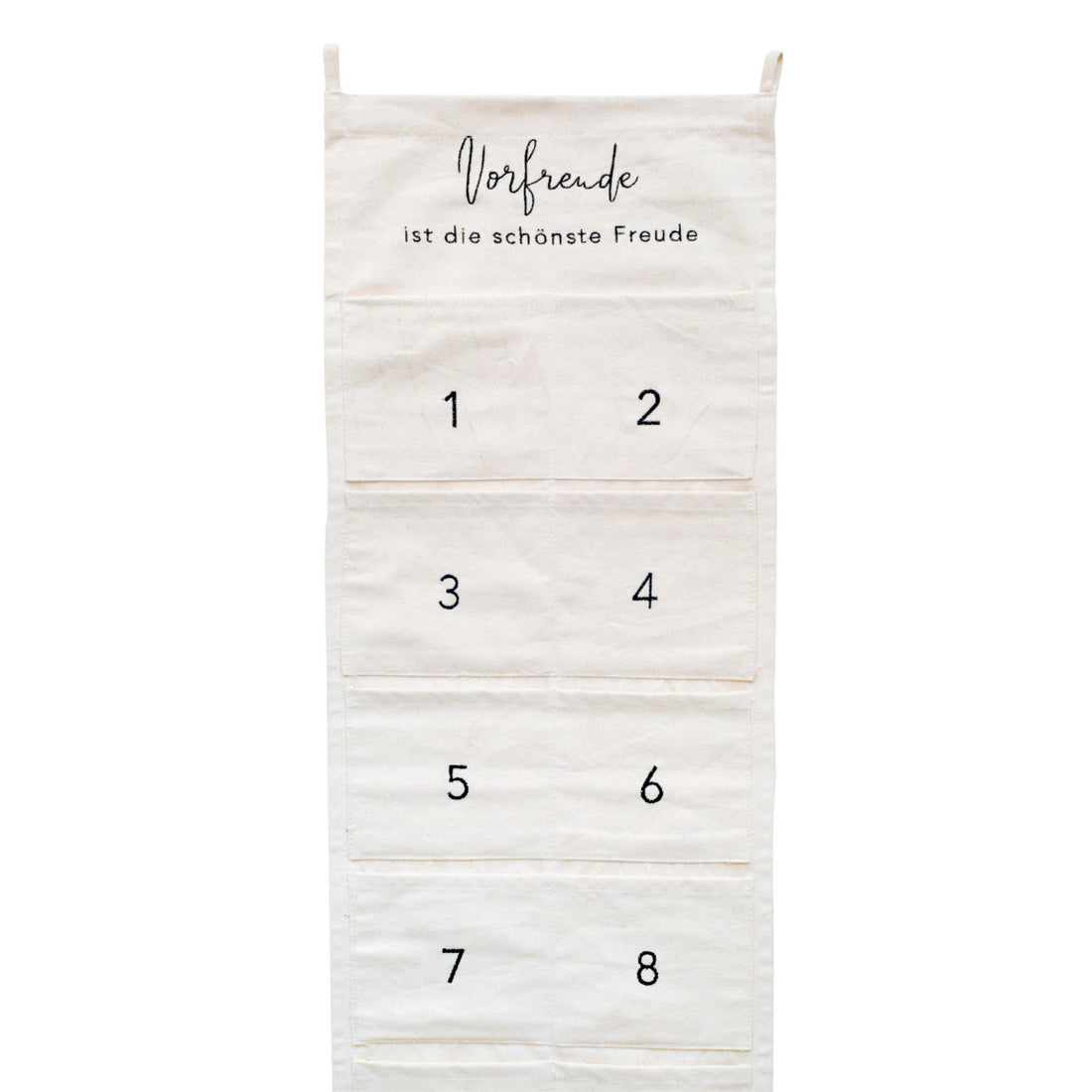 Eulenschnitt Adventskalender "Vorfreude" 30 x 180 cm