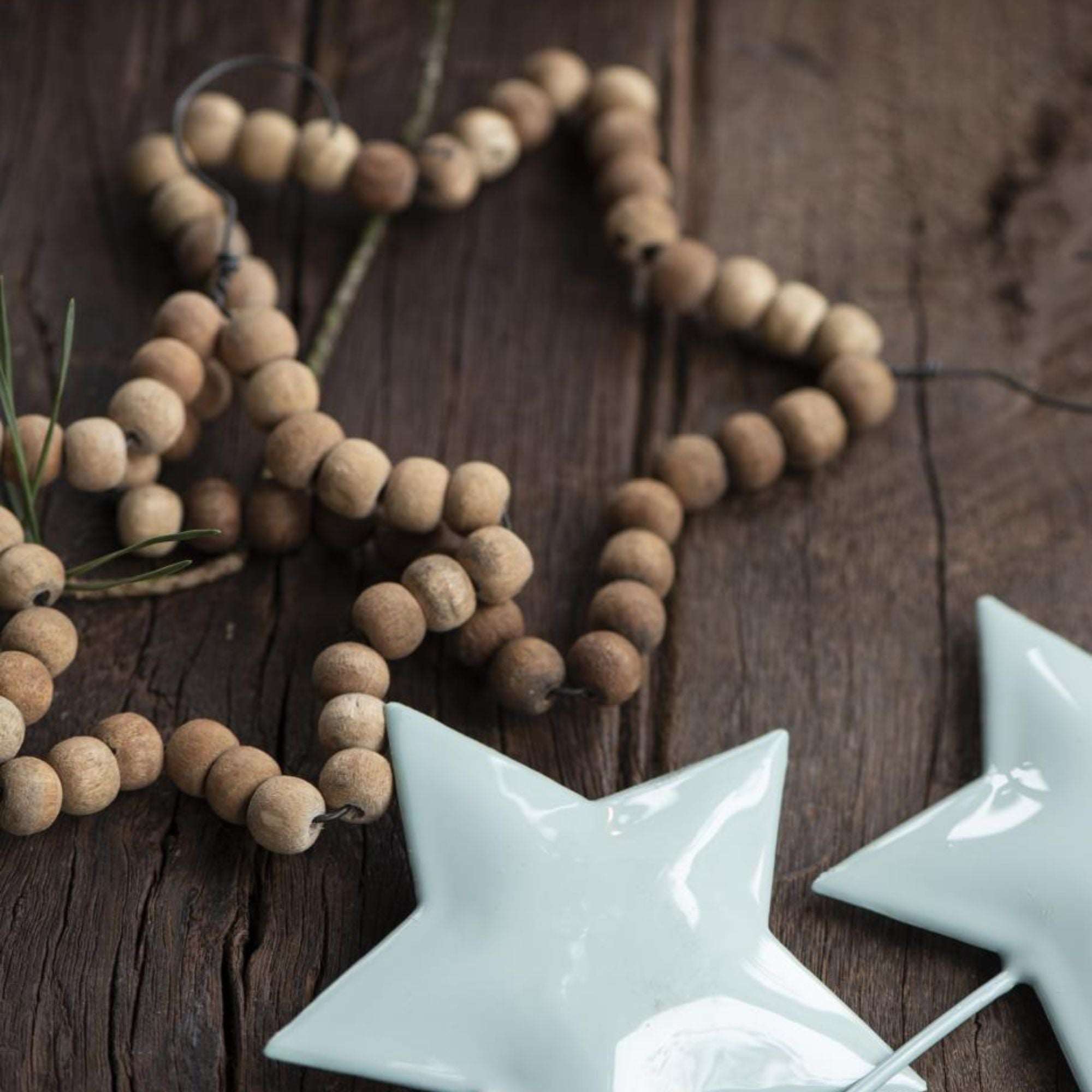 Ib Laursen weihnachtlicher Stern aus Mangoholz