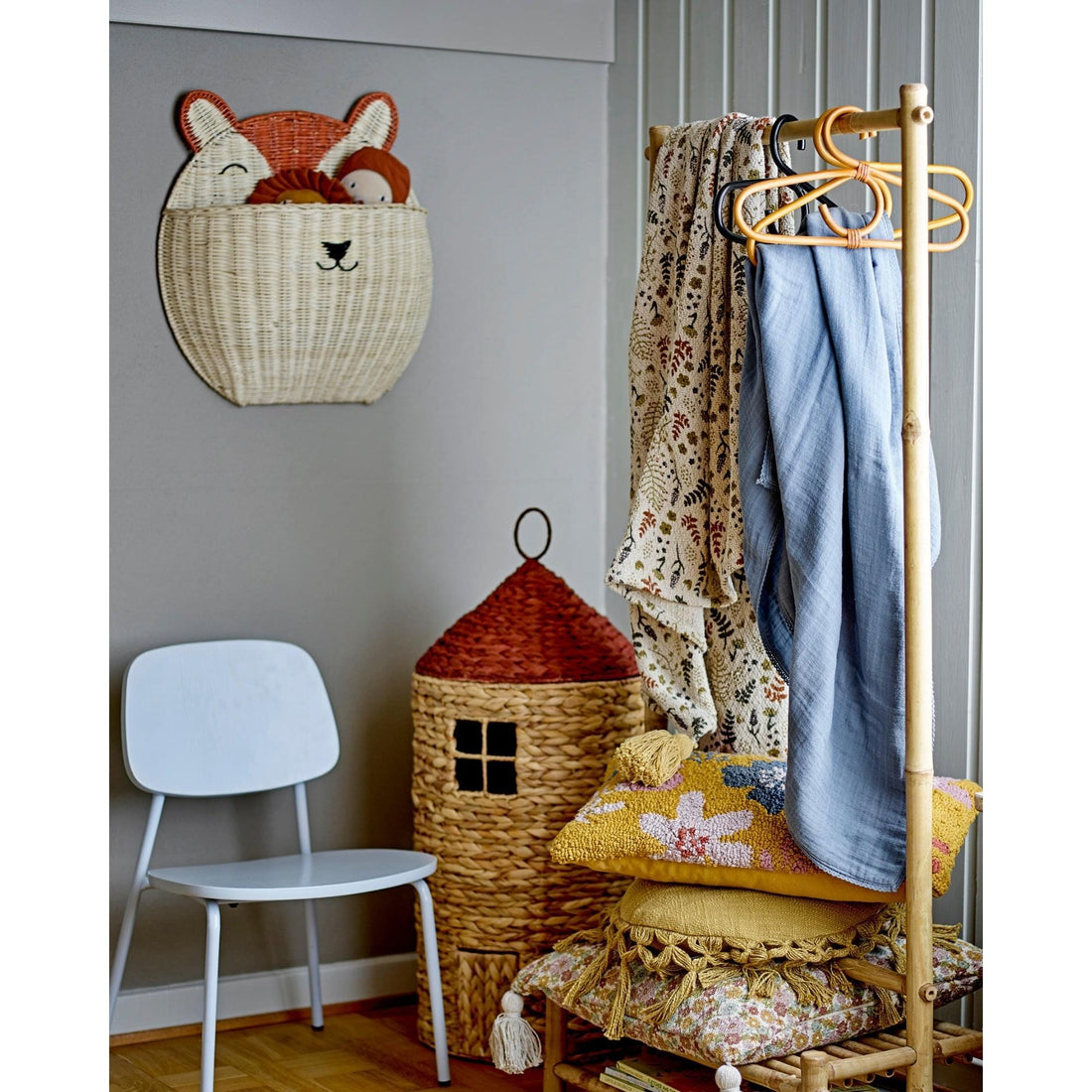 Bloomingville Wandkorb "Gerti" aus Rattan