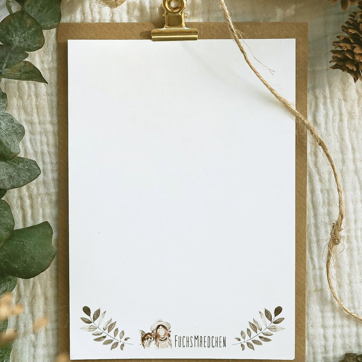 Fuchsmaedchen Postkarte &quot;Sei frech, wild &amp; wunderbar&quot;