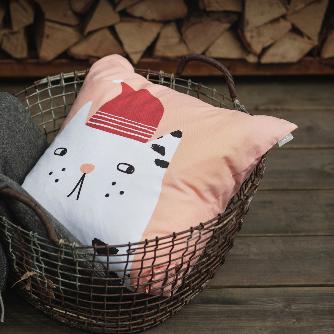 Spira of Sweden Kompis Kissenhülle "Nisse" Weihnachten