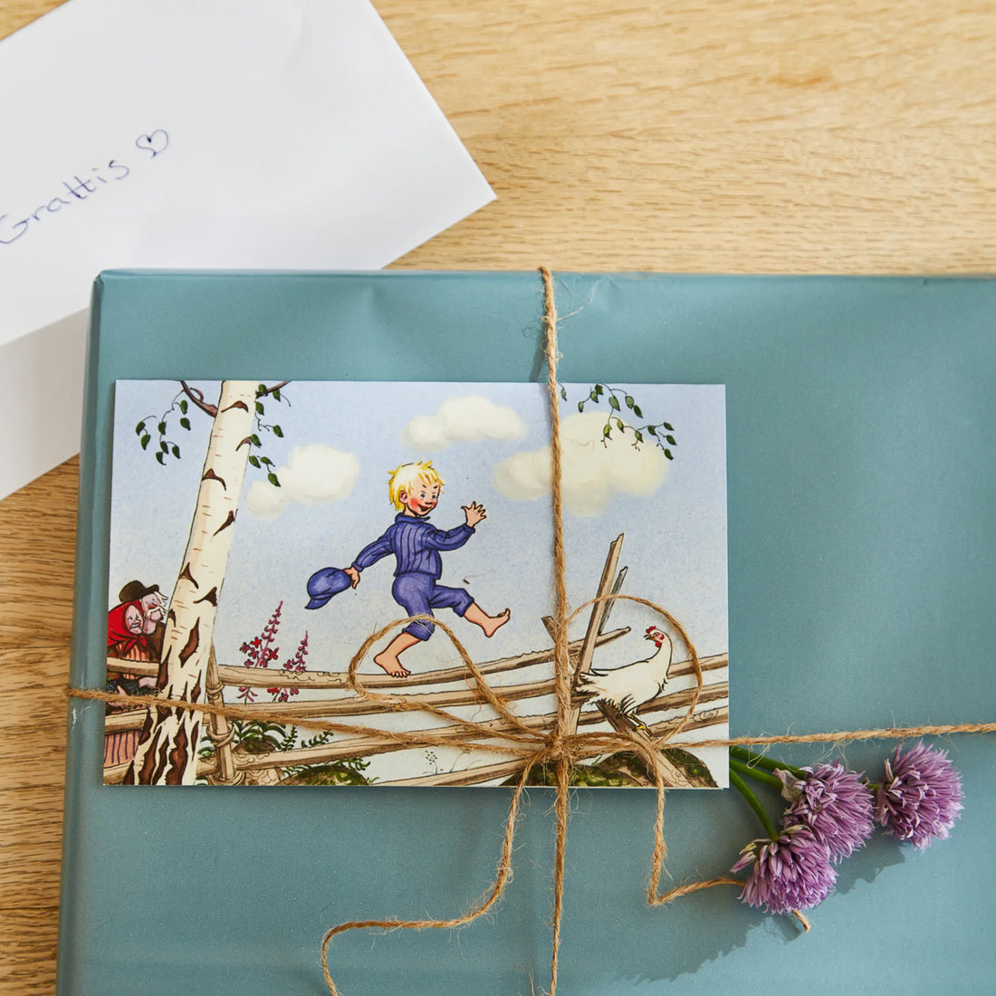 Barbo Toys Klappkarte "Michel aus Lönneberga" inkl. Umschlag