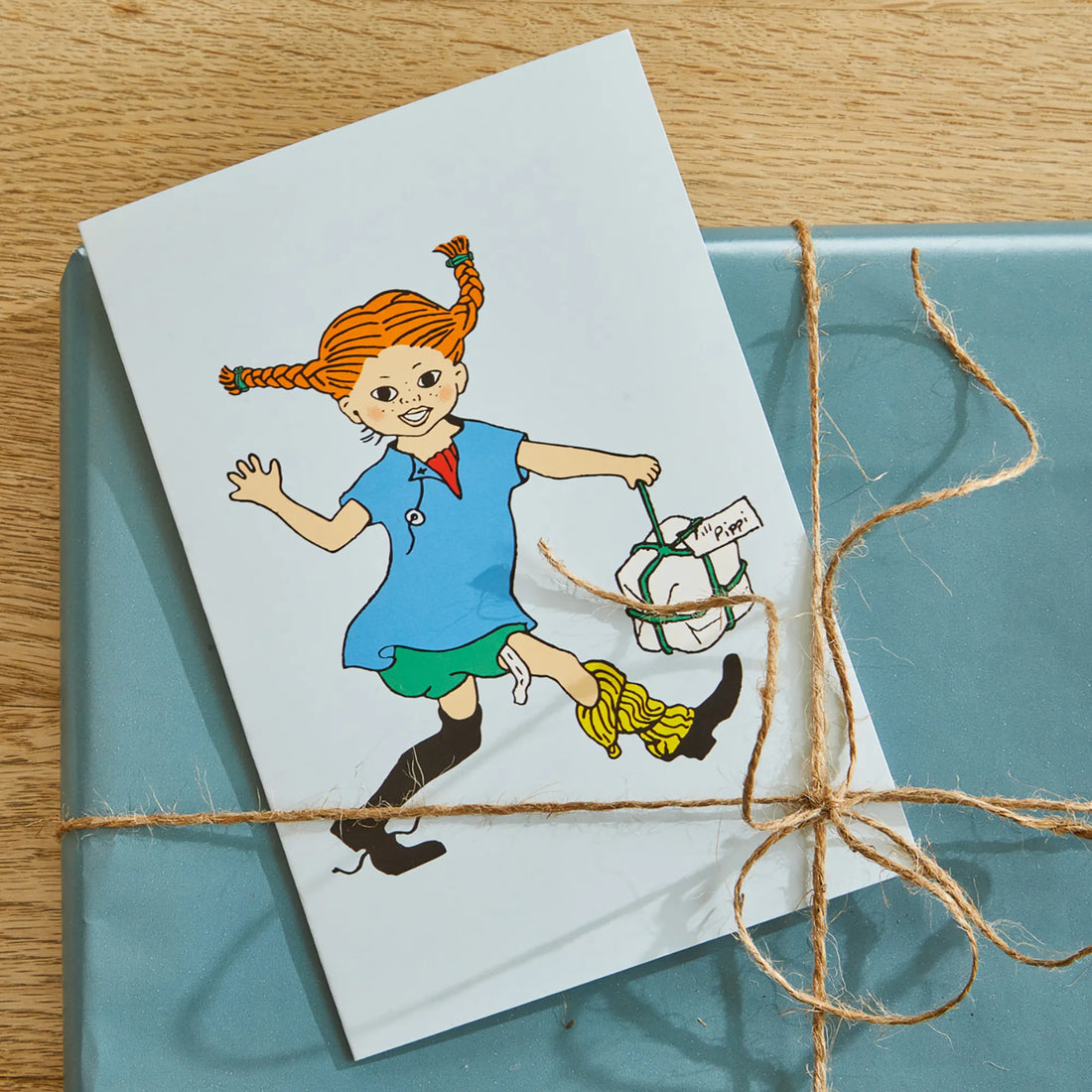 barbo toys klappkarte grüße von pippi langstrumpf  anna und ole shop