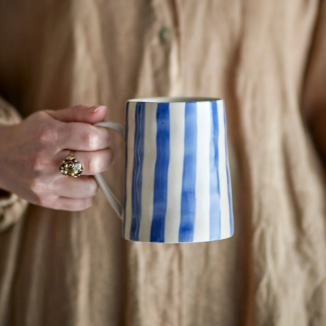 bloomingville tasse begonia blau weiß anna und ole shop
