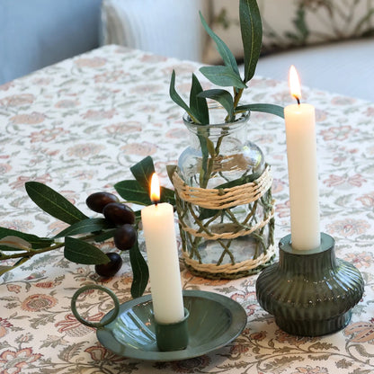 Chic Antique Kammerleuchter Kerzenhalter grün "Antique verte"