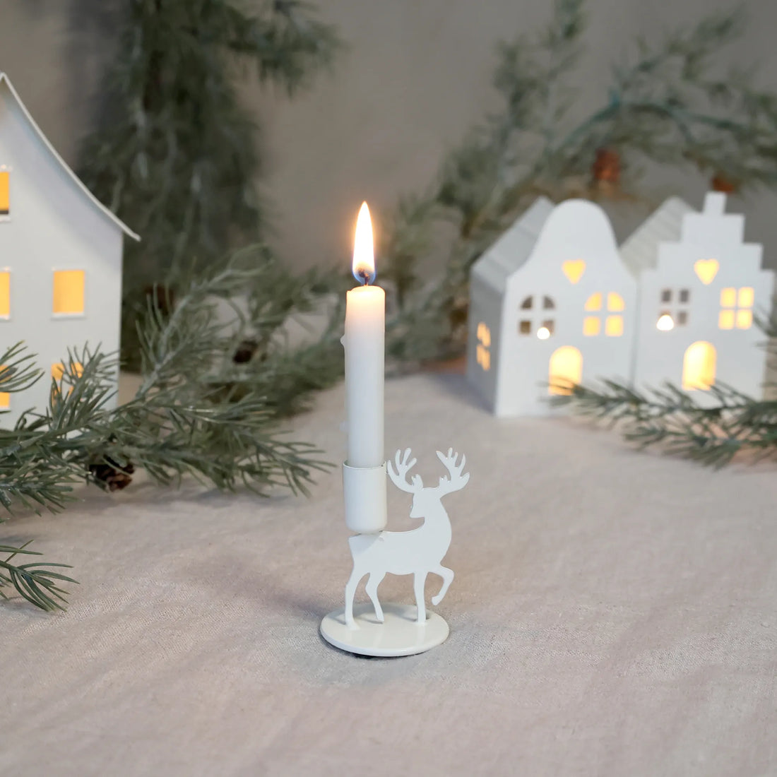 chic antique kerzenhalter rentier cremefarben anna und ole shop