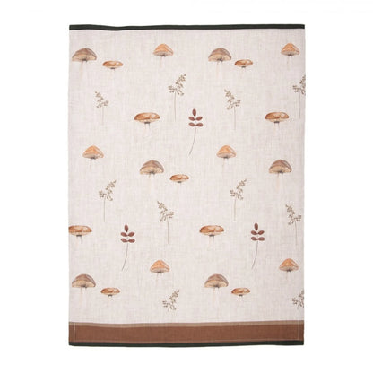 Clayre &amp; Eef Geschirrtuch Herbst &quot;Waldpilze&quot; Motiv 2
