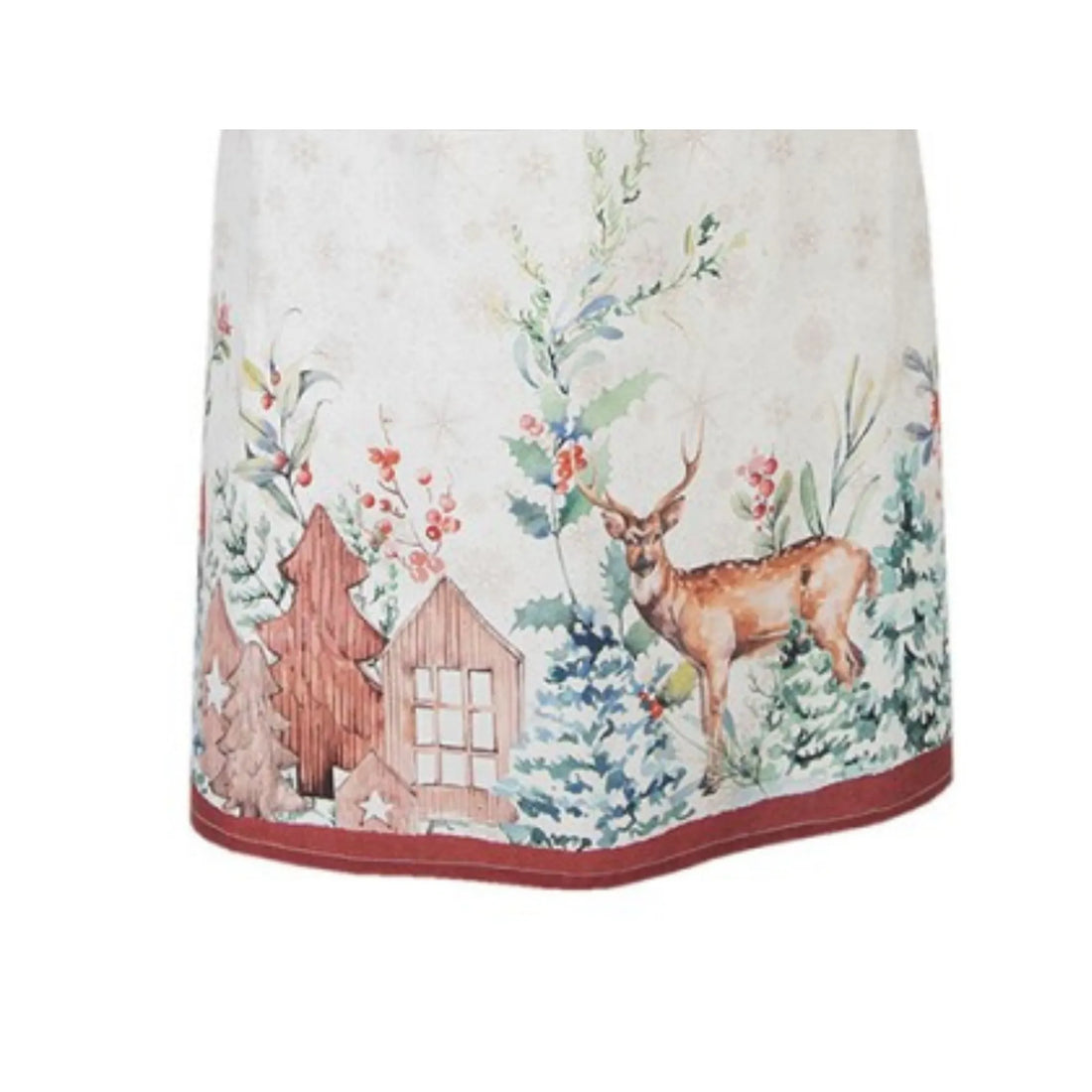 Clayre &amp; Eef Schürze &quot;Hirsch&quot; Küche Weihnachten 70 x 85 cm