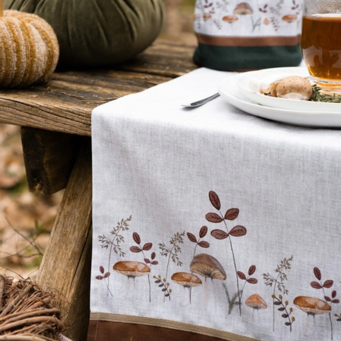 clayre eef tischläufer waldpilze herbst anna und ole shop