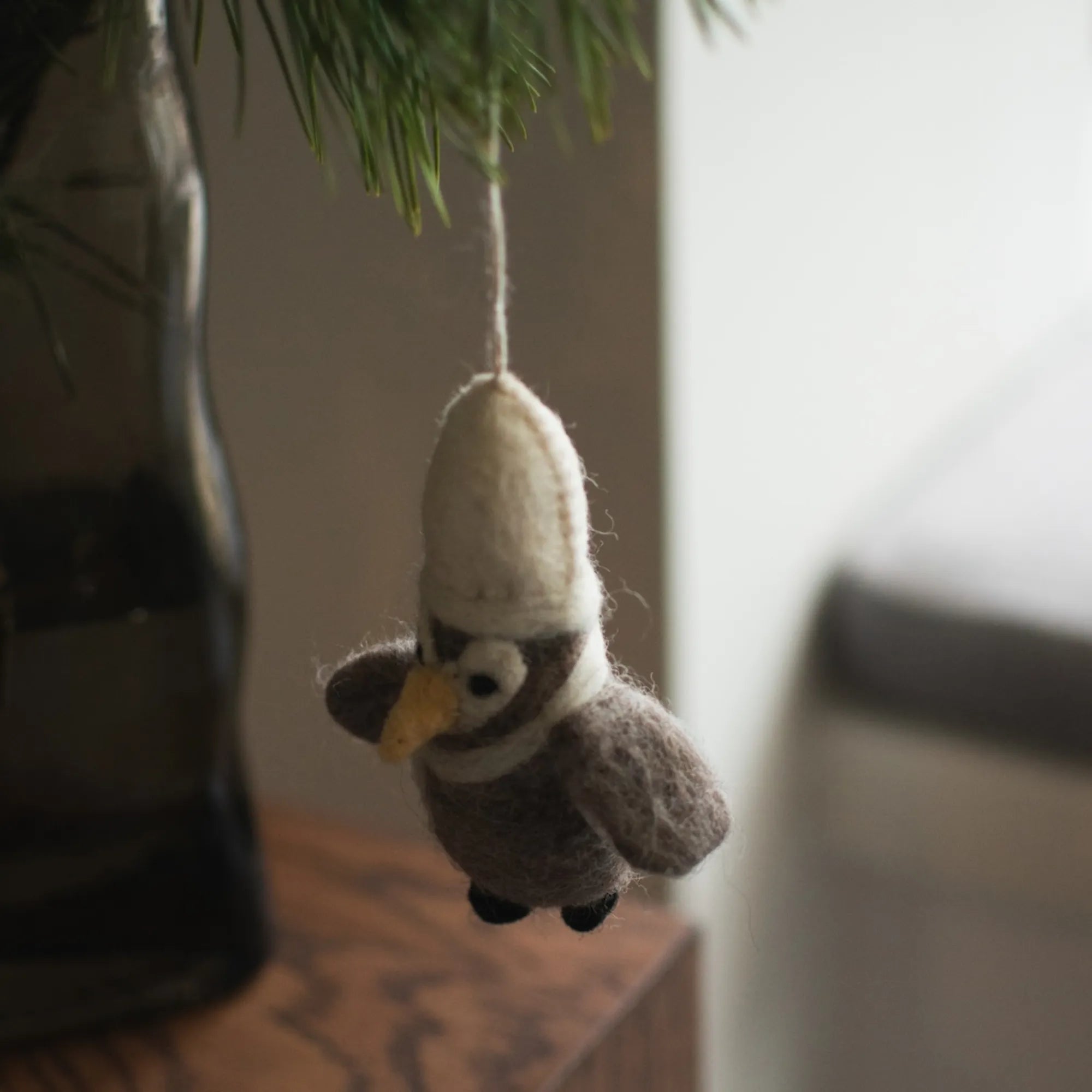 DBKD Weihnachten Anhänger &quot;Pinguin&quot; aus Filz 11 cm