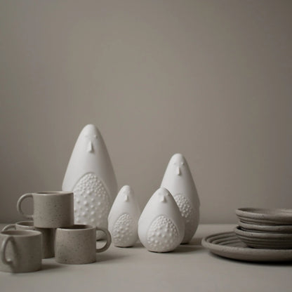 DBKD Pinguin aus Keramik large 20 cm weiß