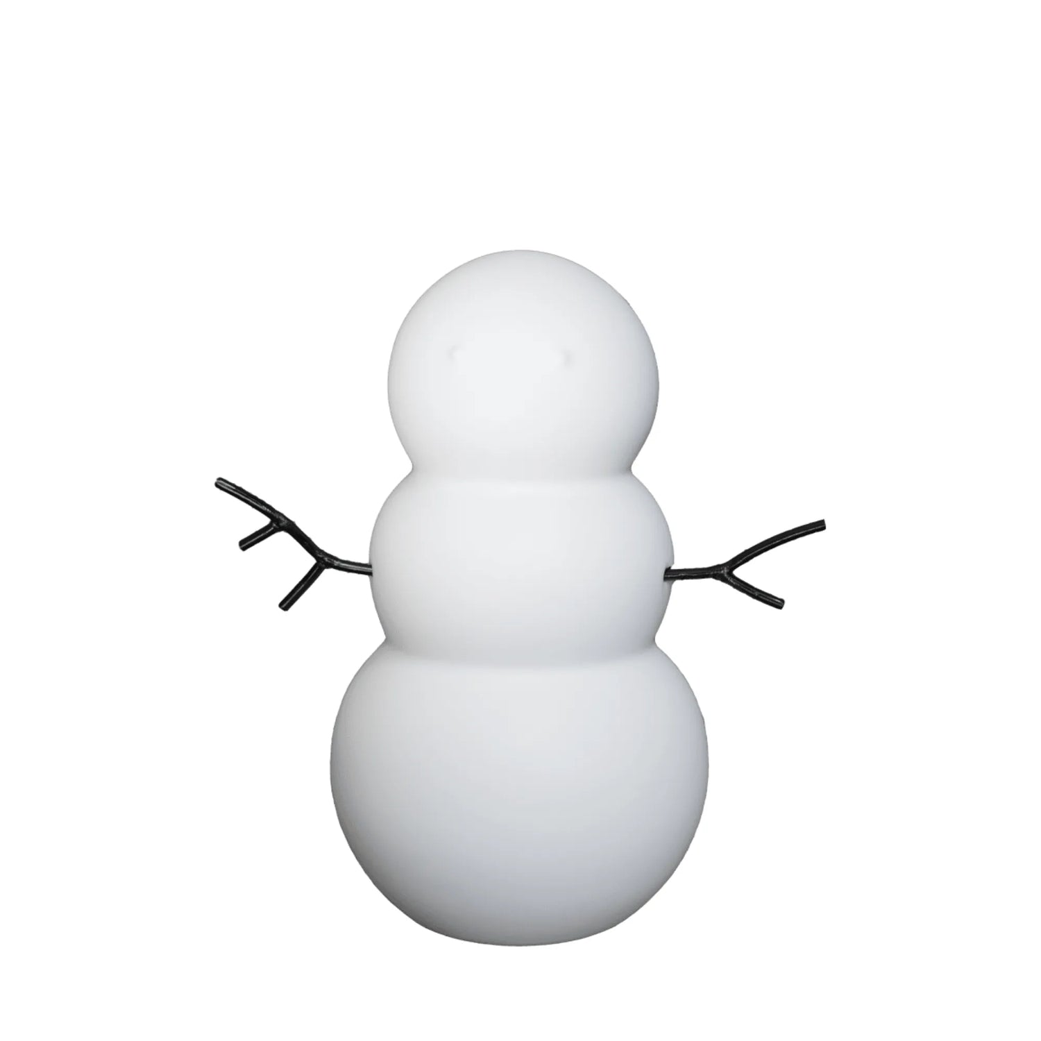 DBKD Schneemann aus Keramik Large 16,5 cm weiß