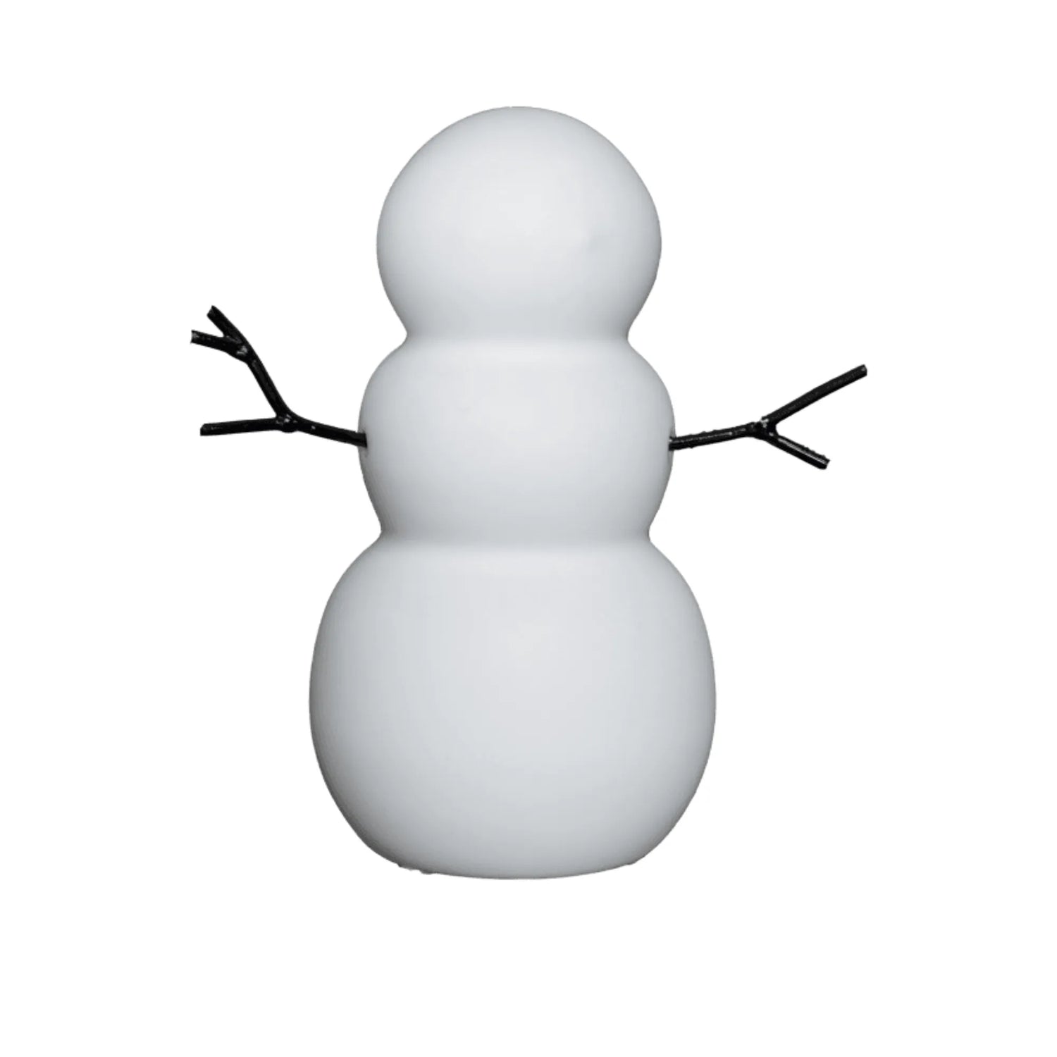 DBKD Schneemann aus Keramik Small 11 cm weiß