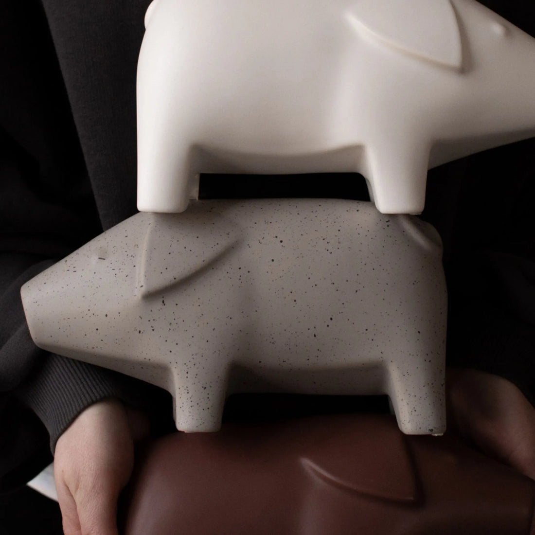 DBKD "Swedish Pig" Deko Schwein grau 23 cm