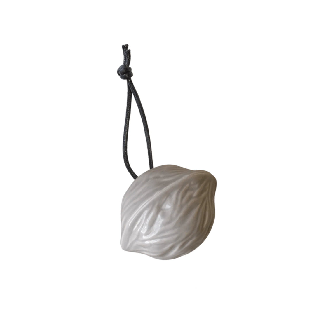 DBKD Weihnachten Anhänger &quot;Walnuß&quot; grau aus Keramik