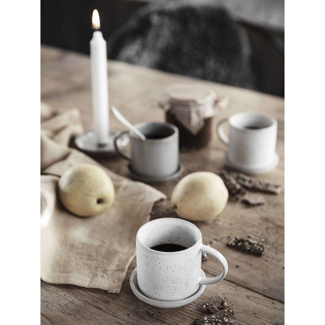 ernst espresso tasse weiß gesprenkelt anna und ole