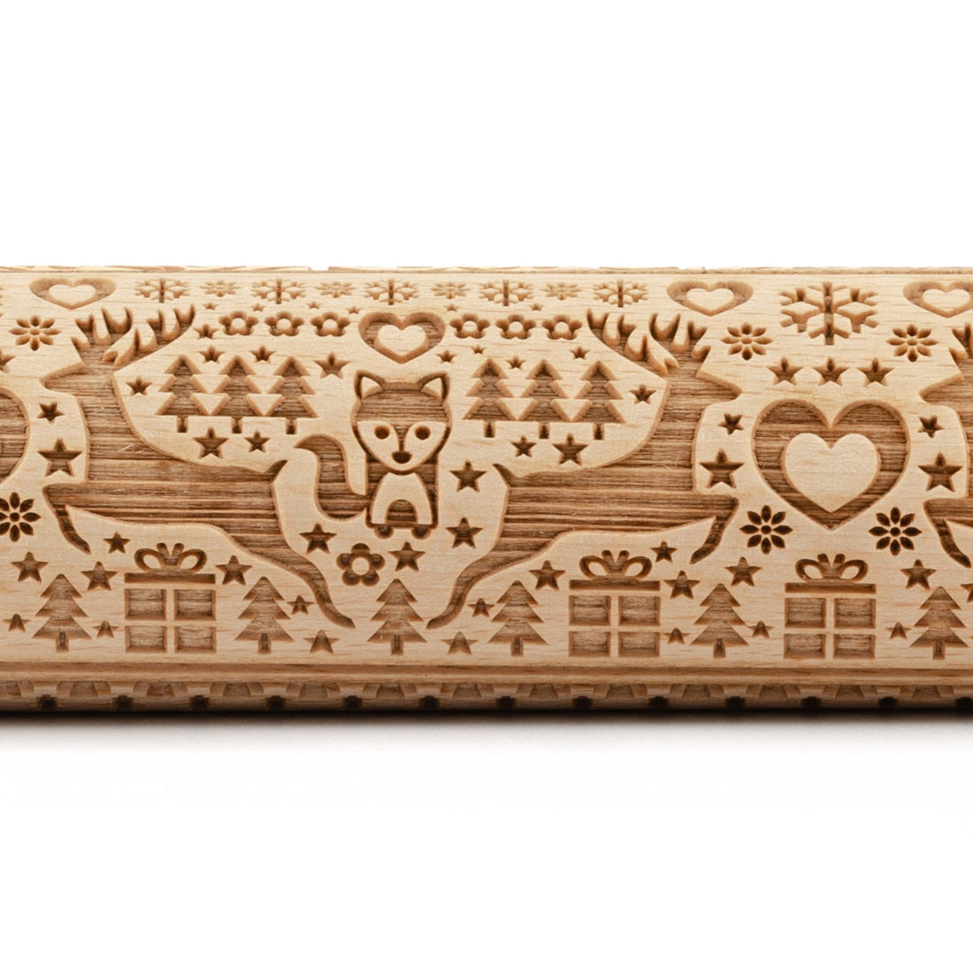 Folkroll Motiv Teigrolle "Polare Weihnacht" 43 cm