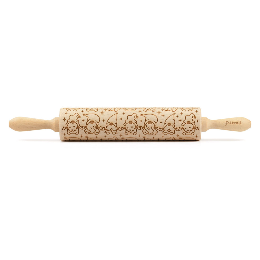 Folkroll Motiv Teigrolle "Wichtel" 43 cm