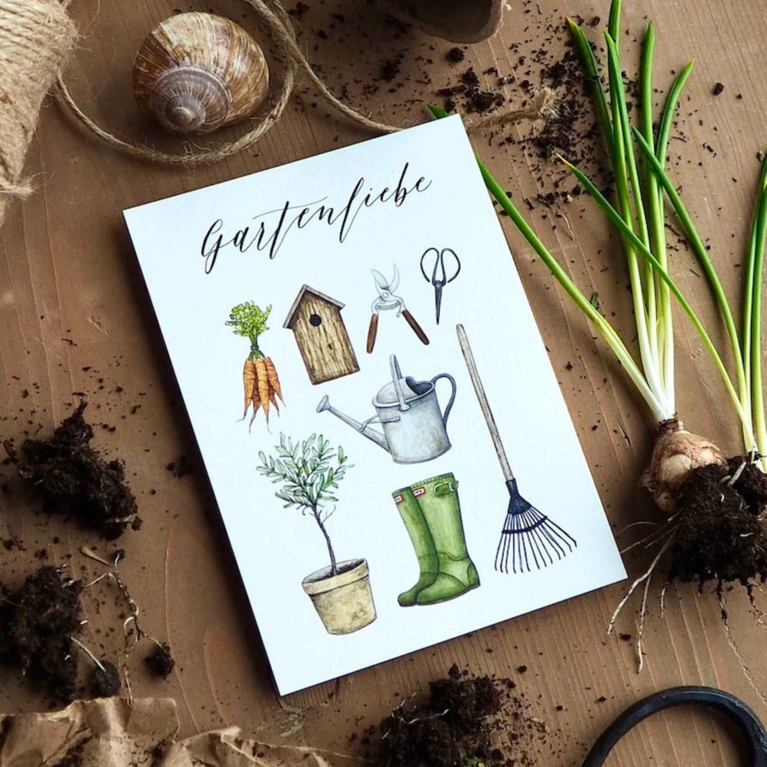 frollein lücke postkarte Gartenliebe anna und ole shop