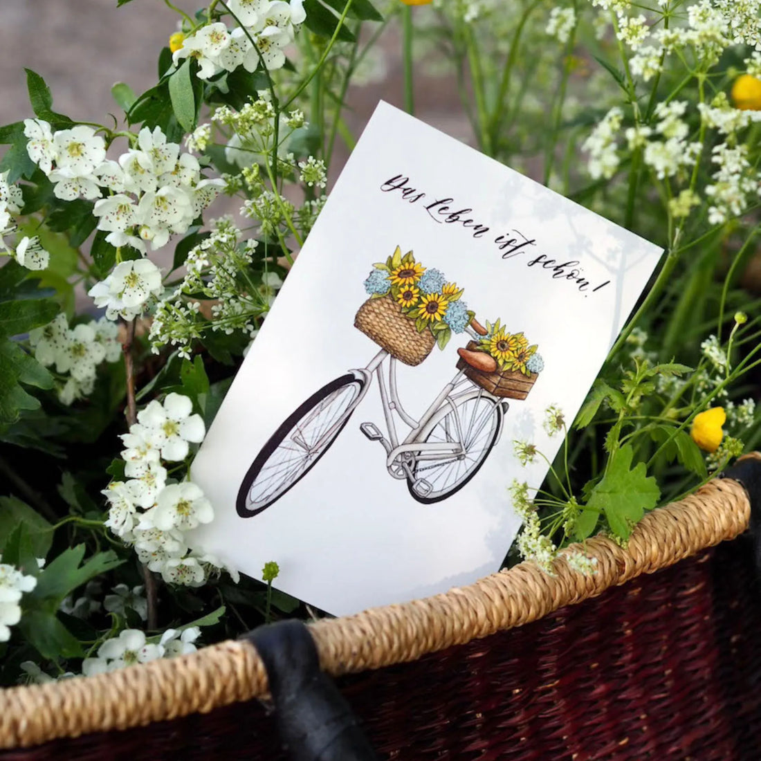 frollein lücke postkarte schönes leben annaundoleshop