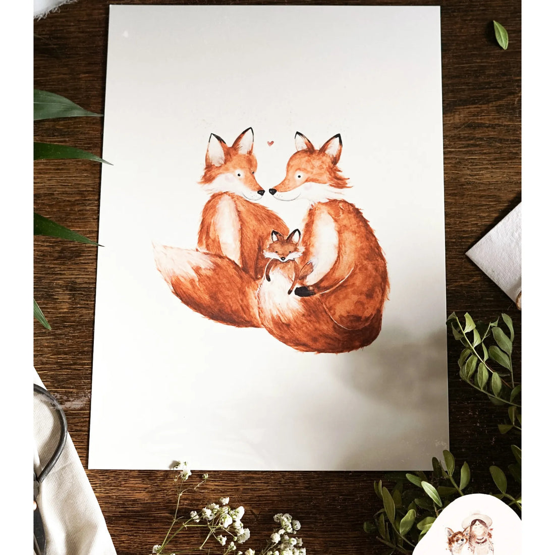 fuchsmaedchen din a 4 poster fuchsliebe  anna und ole shop