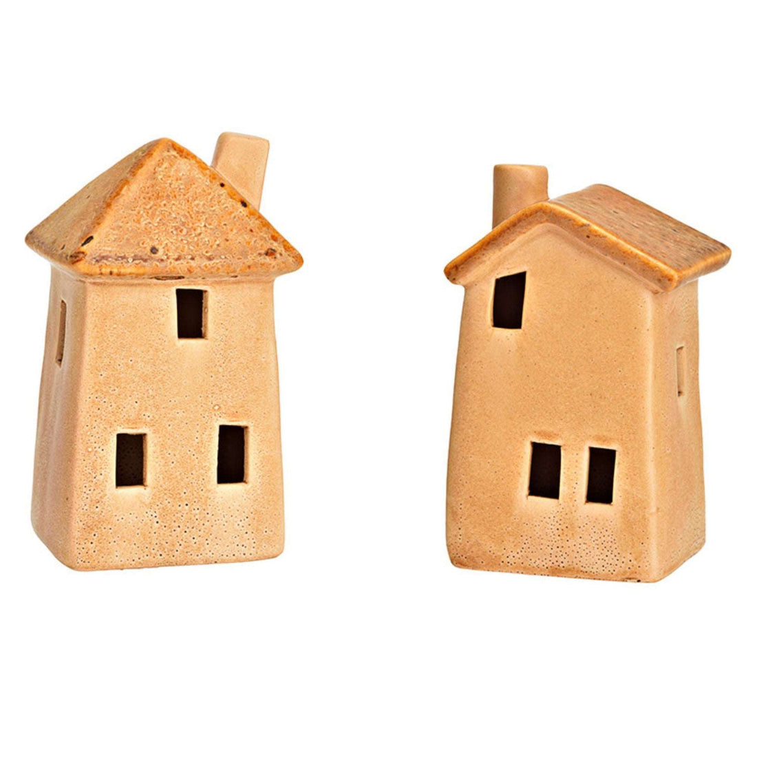 Haus aus Keramik beige 2 Varianten