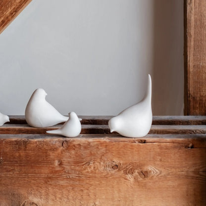 home society deko vogel chipper größe L weiß porellan anna und ole shop