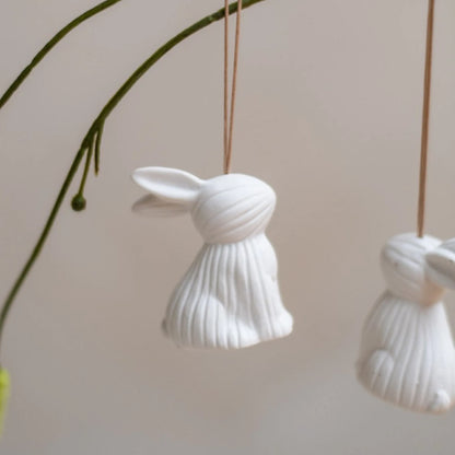 home society osterhase zum hängen weiß porellan anna und ole shop