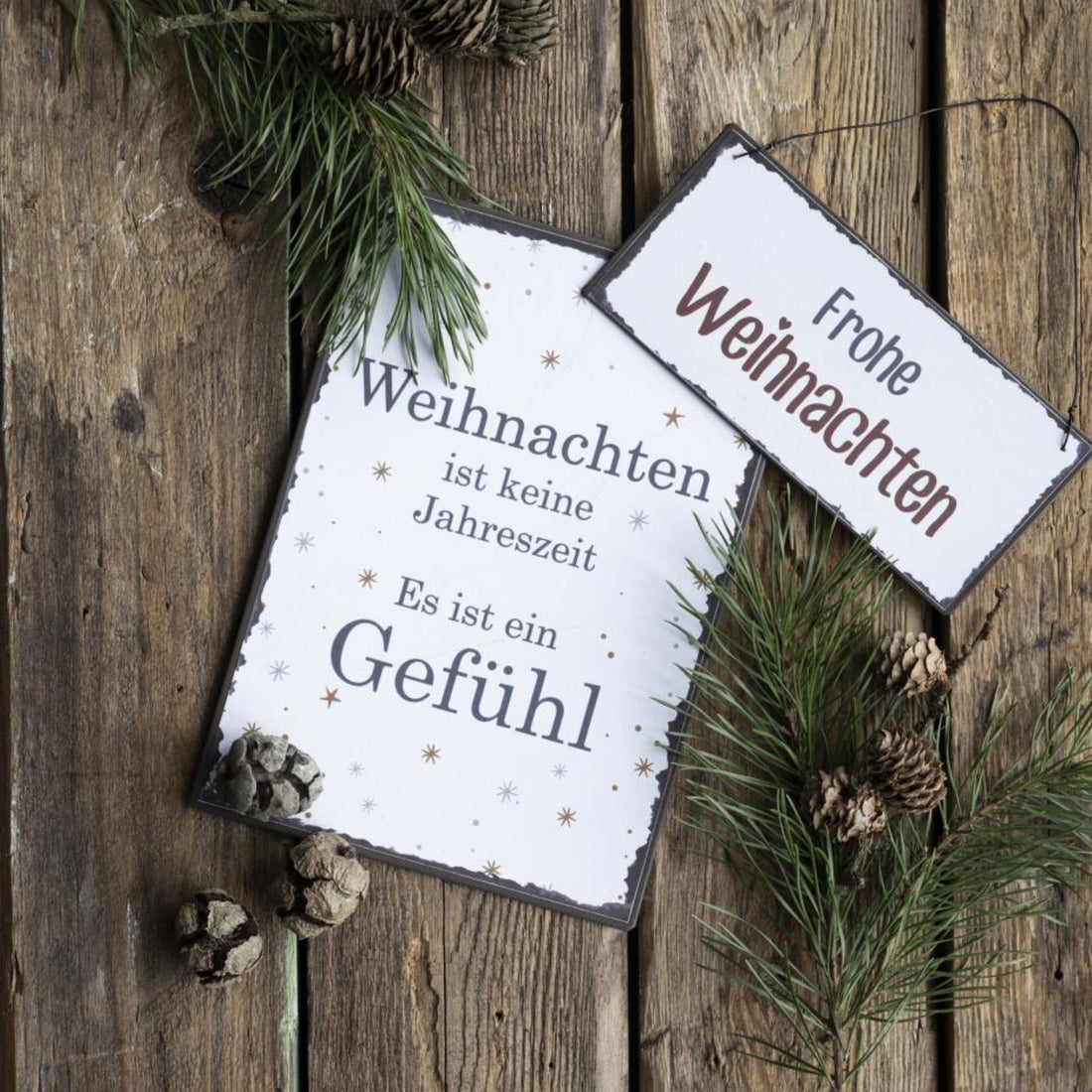 Ib Laursen Schild "Weihnachten ist ein Gefühl" 14 x 20 cm