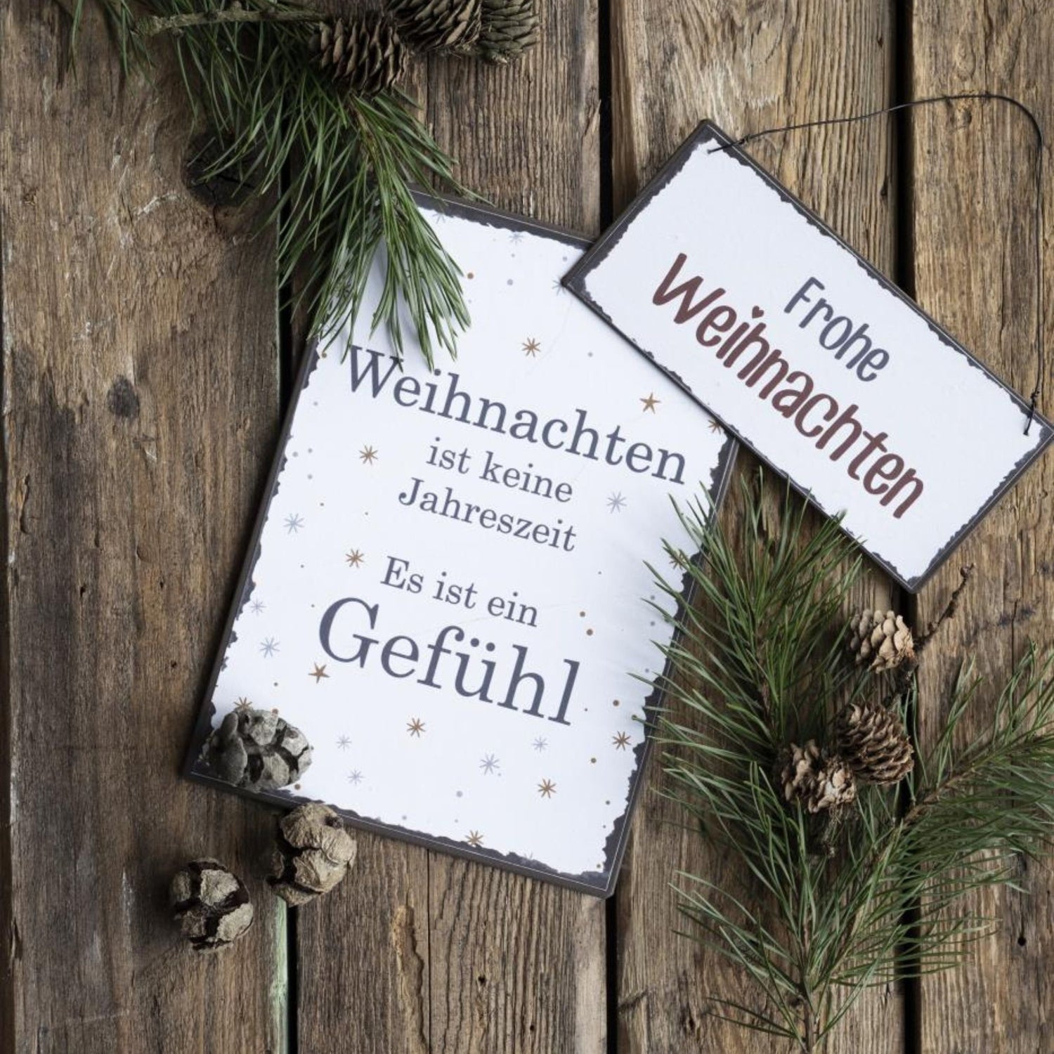 Ib Laursen Schild &quot;Weihnachten ist ein Gefühl&quot; 14 x 20 cm