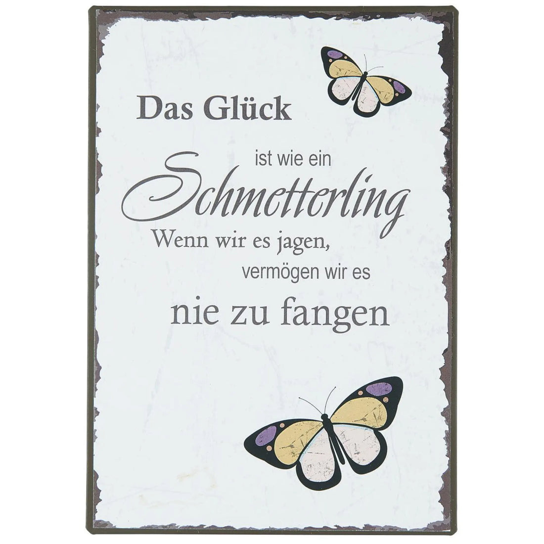 ib laursen  Schild Das Glück 20 x 14 cm anna und ole shop