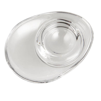 Ib Laursen Eierbecher mit Seitenteller aus Glas