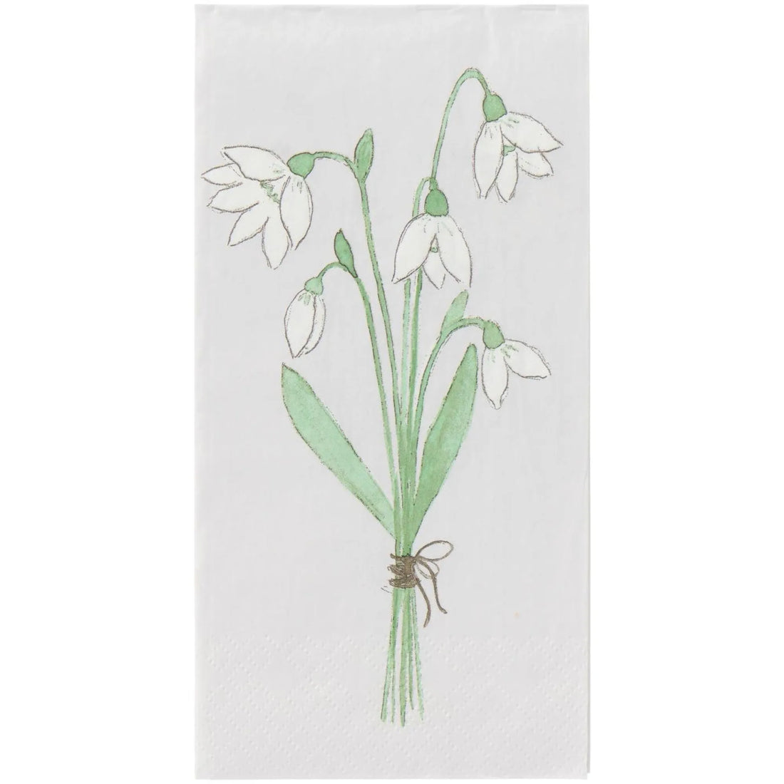 Ib Laursen Servietten "Schneeglöckchen" 16 Stück 40 x 40 cm