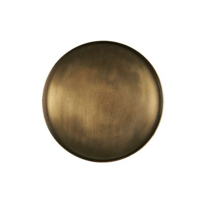 Ib Laursen Kerzentablett für magnetische Kerzenhalter messing gold ø 22 cm