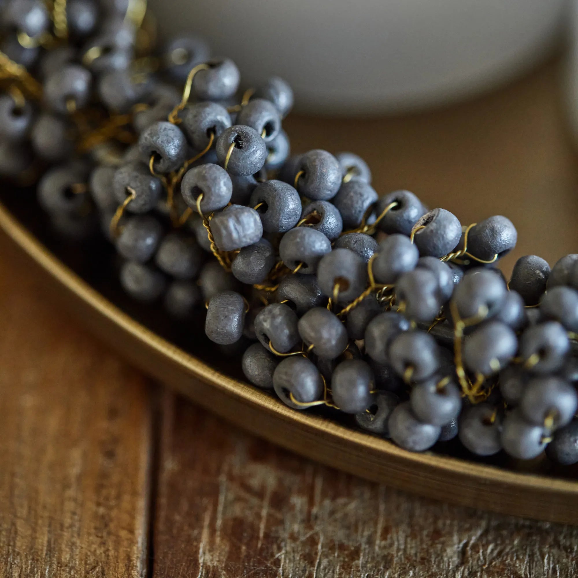 Ib Laursen Kerzentablett für magnetische Kerzenhalter messing gold ø 22 cm