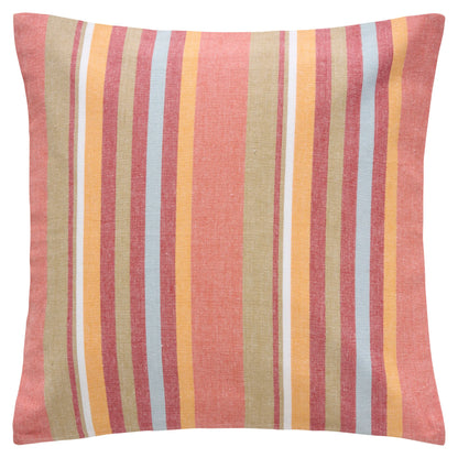 Ib Laursen Kissenbezug mit bunten Streifen 50 cm aus Baumwolle