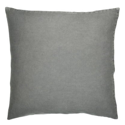 Ib Laursen Kissenbezug aus Leinen "Smoke" grau 50 cm