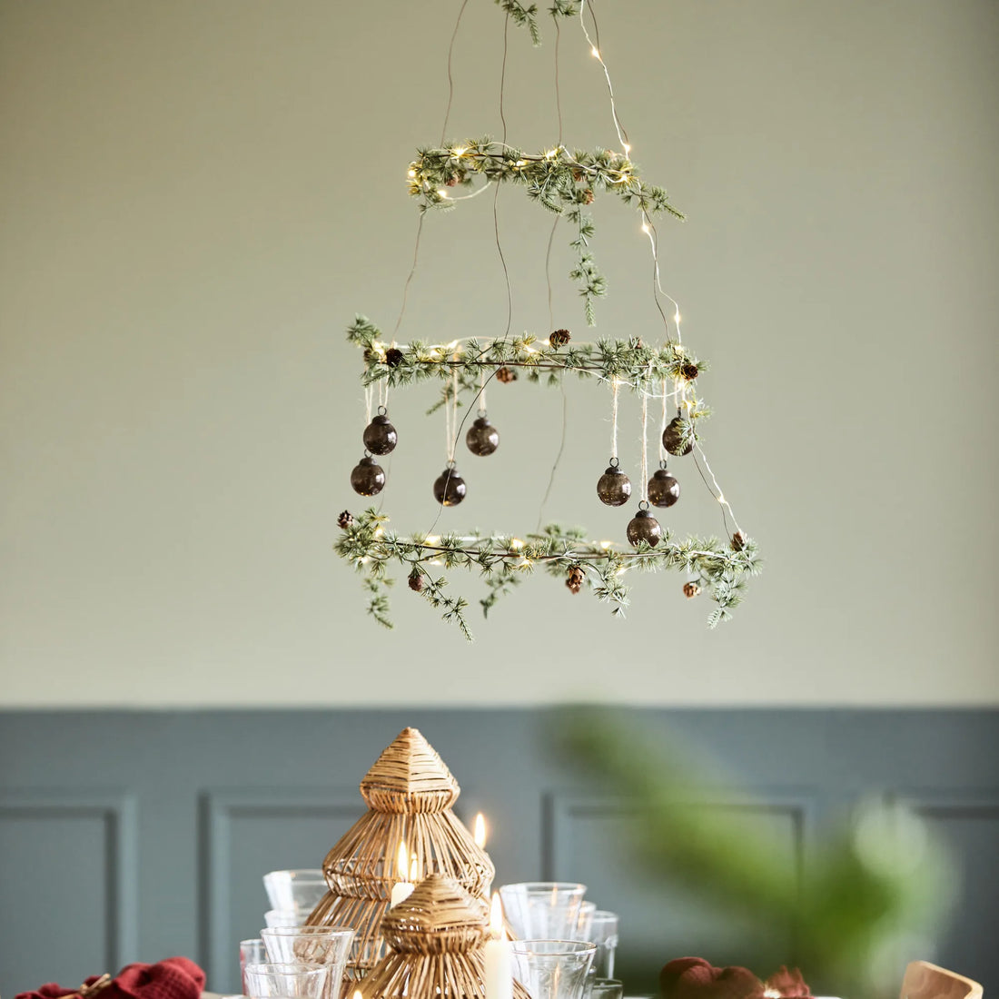 ib laursen kugeln weihnachten glas set mocca braun anna und ole shop