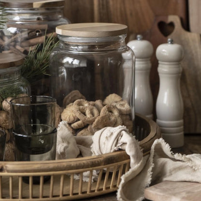 Ib Laursen Set Salz- und Pfefferstreuer Gewürzmühle creme