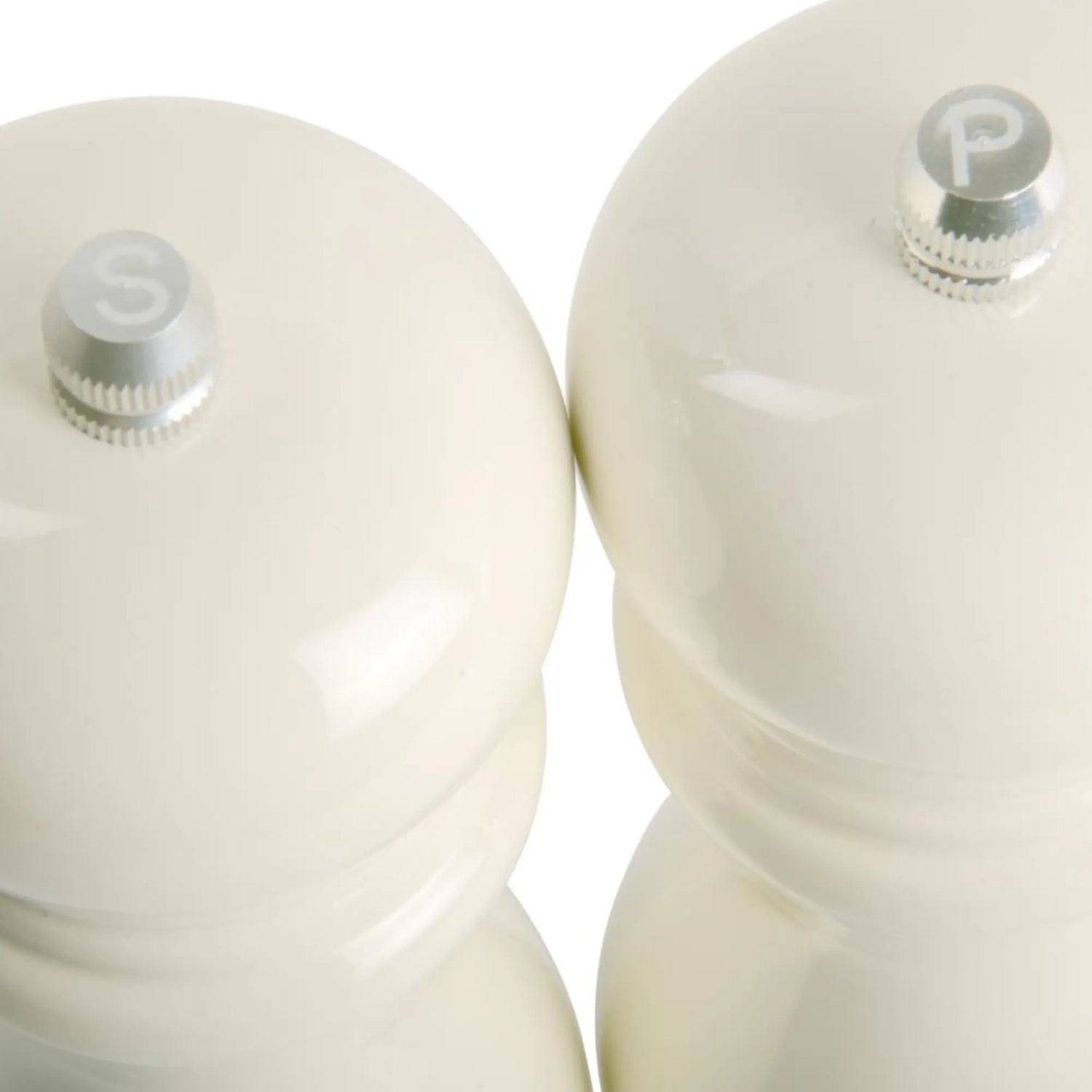 Ib Laursen Set Salz- und Pfefferstreuer Gewürzmühle creme