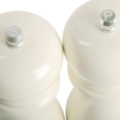 Ib Laursen Set Salz- und Pfefferstreuer Gewürzmühle creme