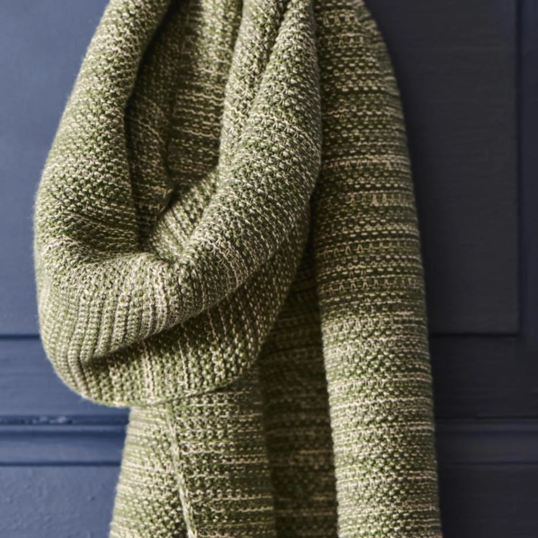 ib laursen schal grün melange 160 cm anna und ole shop