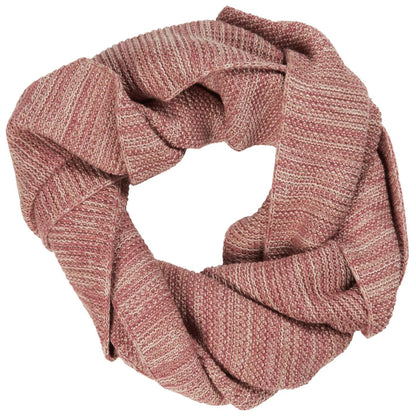 Ib Laursen Halstuch Schal rosa malve melange aus Baumwolle gestrickt 160 cm