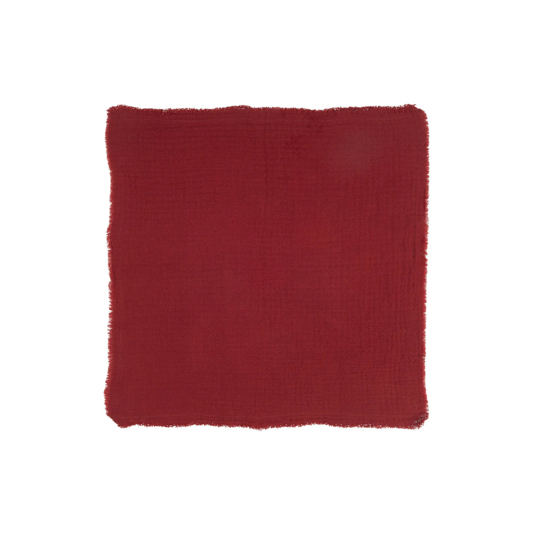 Ib Laursen Serviette aus Stoff doppelt gewebt rot 40 cm