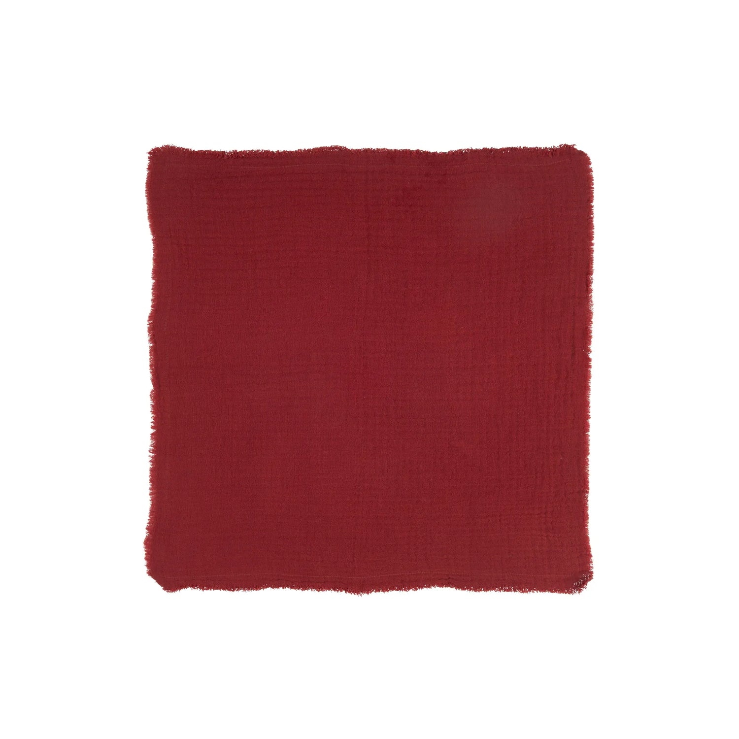 Ib Laursen Serviette aus Stoff doppelt gewebt rot 40 cm