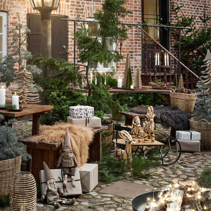 Ib Laursen Weihnachtsziege Julbock braun 44 cm